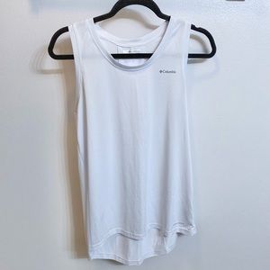 Columbia white tank top athletic medium
